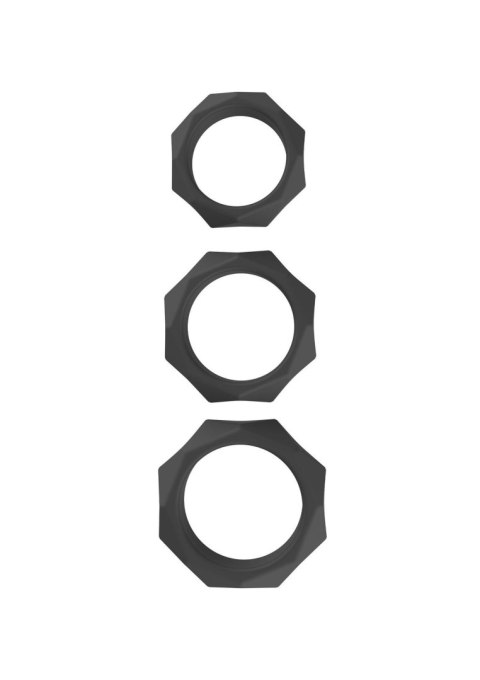 Heavy C-Ring Set Black Heavy C-Ring Set Black