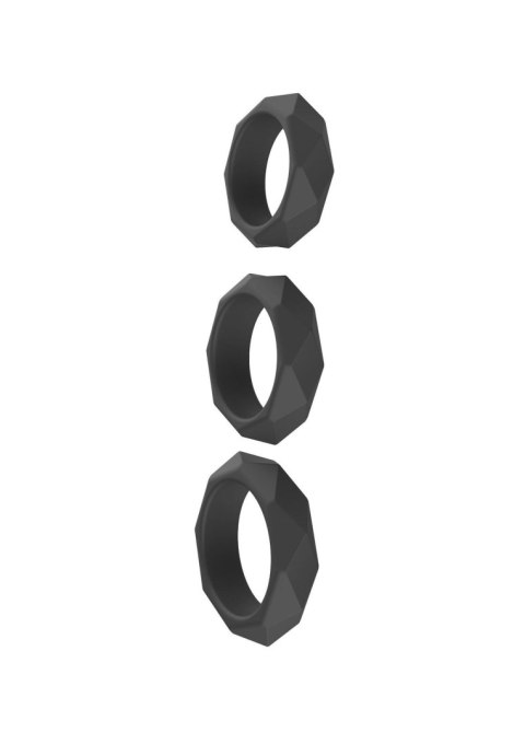 Heavy C-Ring Set Black Heavy C-Ring Set Black