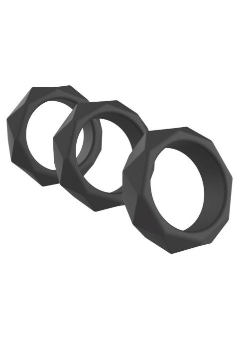 Heavy C-Ring Set Black Heavy C-Ring Set Black