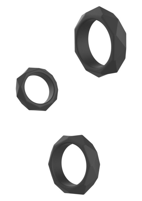 Heavy C-Ring Set Black Heavy C-Ring Set Black