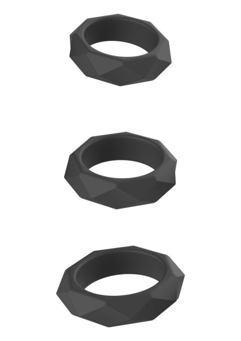 Heavy C-Ring Set Black Heavy C-Ring Set Black