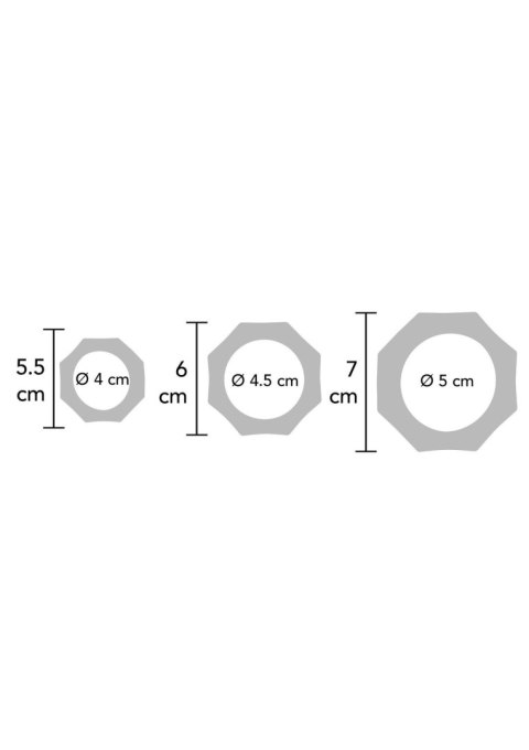 Heavy C-Ring Set Black Heavy C-Ring Set Black