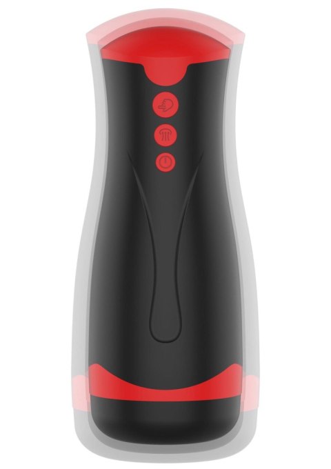 Masturbator Vibrating&Squeeze Black Masturbator Vibrating&Squeeze Black
