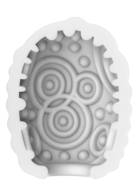 Mini Masturbator Wave White Mini Masturbator Wave White
