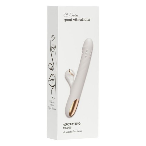 Silicone Vibrator - 3 rotating functions and 7 licking functions Silicone Vibrator - 3 rotating functions and 7 licking functions