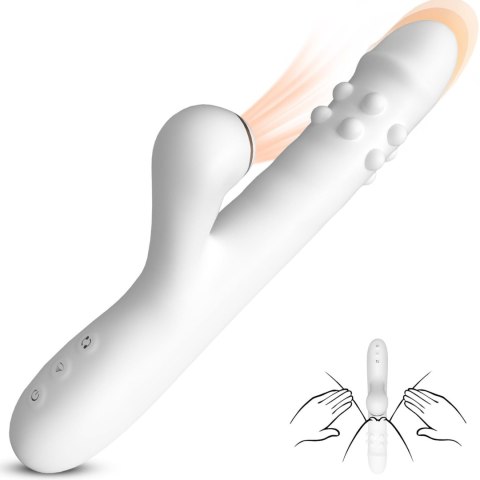 Silicone Vibrator - 3 rotating functions and 7 licking functions Silicone Vibrator - 3 rotating functions and 7 licking functions