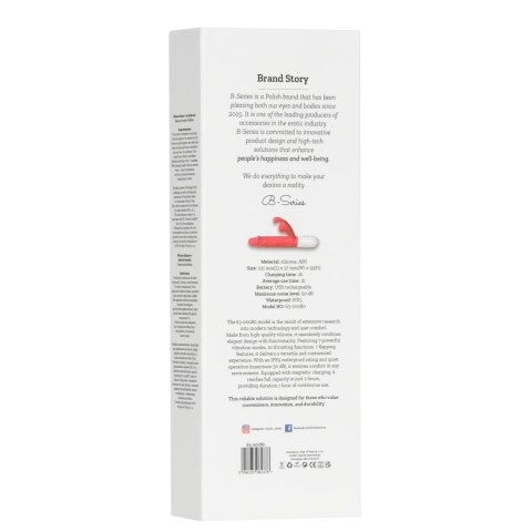 Silicone Vibrator 7 Vibration modes -
10 thrusting and
7 Flapping Silicone Vibrator 7 Vibration modes -
10 thrusting and
7 Flapping
