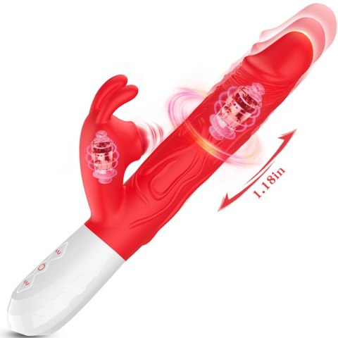Silicone Vibrator 7 Vibration modes -
10 thrusting and
7 Flapping Silicone Vibrator 7 Vibration modes -
10 thrusting and
7 Flapping