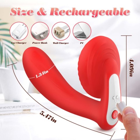 Silicone vibrator 10 vibration modes, Licking, Heating + APP control Silicone vibrator 10 vibration modes, Licking, Heating + APP control