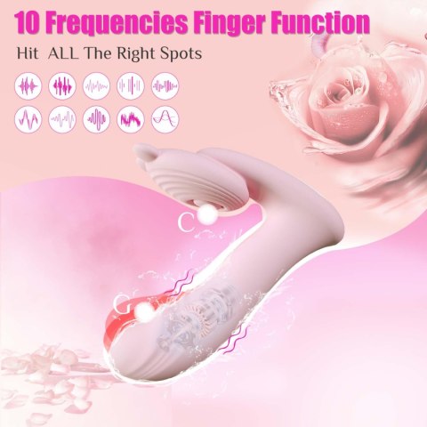 Silicone vibrator 3 speeds, 6 frequencies
Finger function, Heating + APP control Silicone vibrator 3 speeds, 6 frequencies
Finger function, Heating + APP control