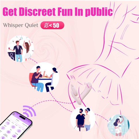 Silicone vibrator 3 speeds, 6 frequencies
Finger function, Heating + APP control Silicone vibrator 3 speeds, 6 frequencies
Finger function, Heating + APP control