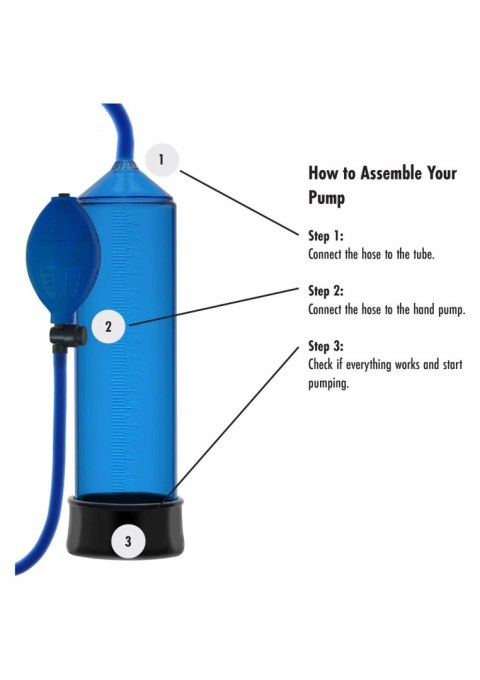 Starter Penis Pump Blue Starter Penis Pump Blue