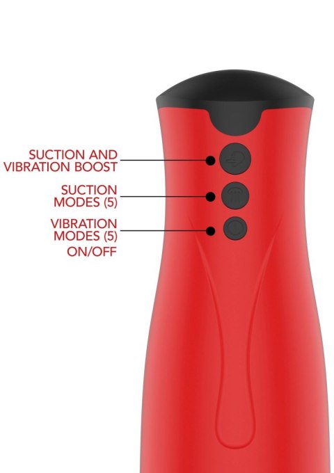 Super Suction Masturbator Red Super Suction Masturbator Red