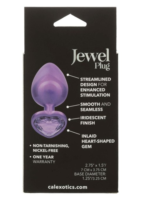 Diamond Heart Plug Large Purple Diamond Heart Plug Large Purple