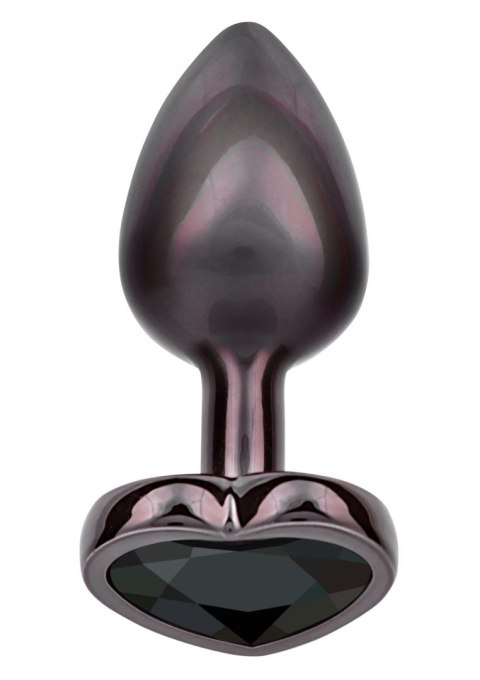 Diamond Heart Plug Small Black Diamond Heart Plug Small Black
