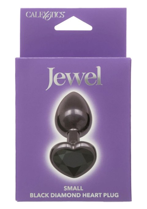 Diamond Heart Plug Small Black Diamond Heart Plug Small Black