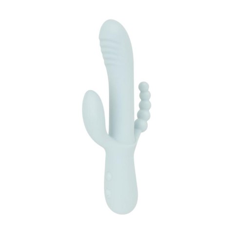 Good Vibes Only - Sage - Triple Stimulation Vibe - Blue Good Vibes Only - Sage - Triple Stimulation Vibe - Blue