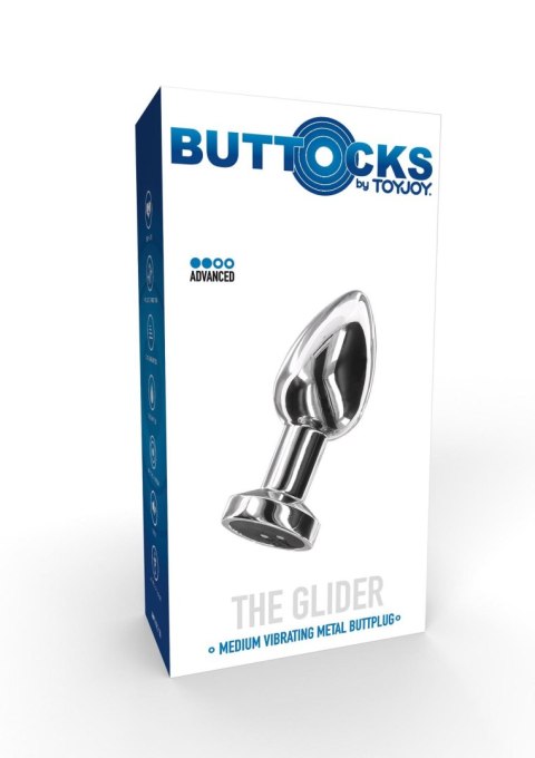 Buttplug Vibr. Medium Silver Buttplug Vibr. Medium Silver