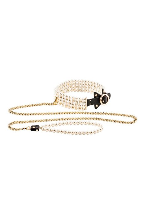 GUILTY PLEASURE LUMINIOUS PEARL LEASH AND COLLAR