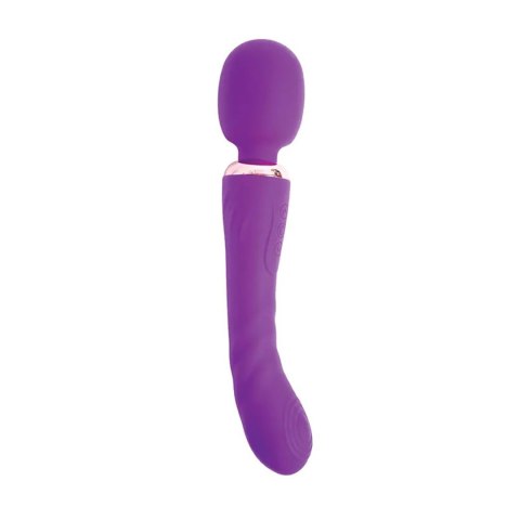 Purple clitoral and G-spot vibrator