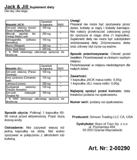 Supl.diety- Jack Jill x2