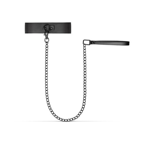 Bedroom Fantasies - Faux Leather
Collar & Chain Black