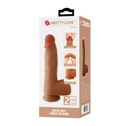 Pretty Love Dwell 7.6" Super Soft Liquid Silicone Dildo