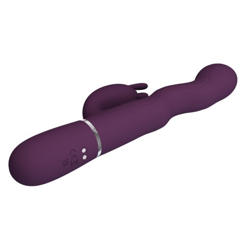 Pretty Love Laursen Dark Purple Waving & Vibrating Rabbit Vibrator