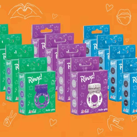 Showbox of Erection Rings Rings Axle-pin 12 pcs