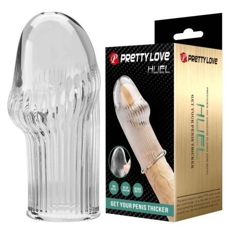 Pretty Love Huel Penis Sleeve (Clear)
