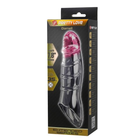 Pretty Love Penis Sleeve - Damell Clear Pink
