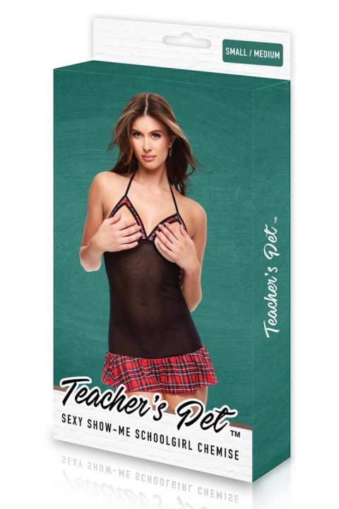 2 PC SHOWME SCHOOLGIRL SET, S/M