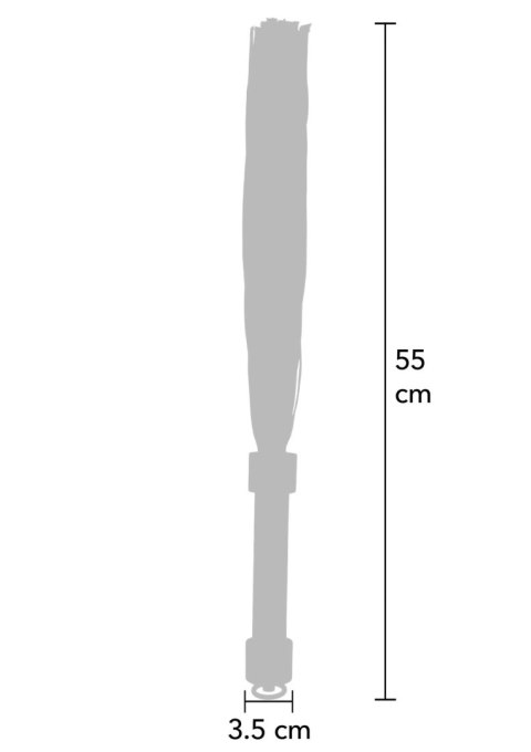 Genuine Leather Whip 55cm