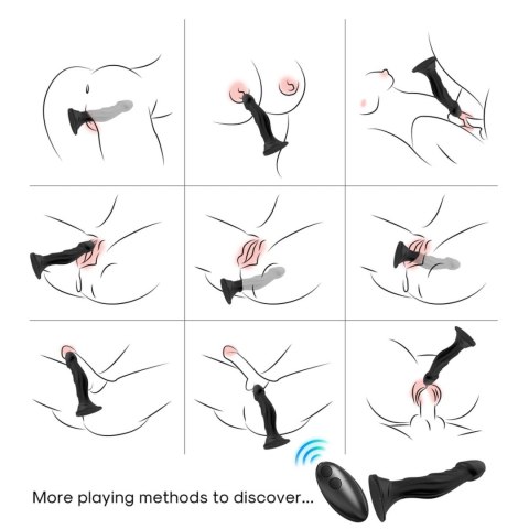 Optimus Black, 9 vibration functions, Remote control