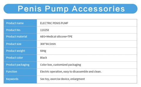 Pompka- LUXURY PUMP, PREMIUM RECHARGEABLE AUTOMATIC WATERPROOF PUMP