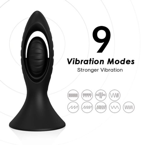 Watchman Black, 9 vibration functions, Remote control