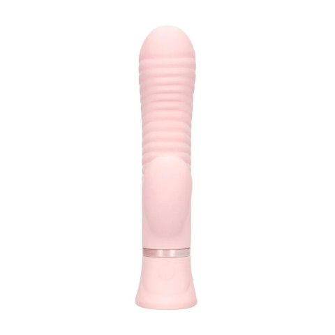 Mystique - Ribbed Rabbit Vibrator - Pink