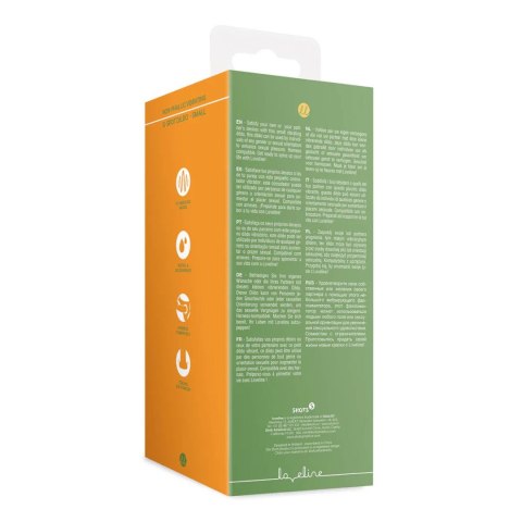 Non-Phallic Vibrating Dildo - Small - Forest Green