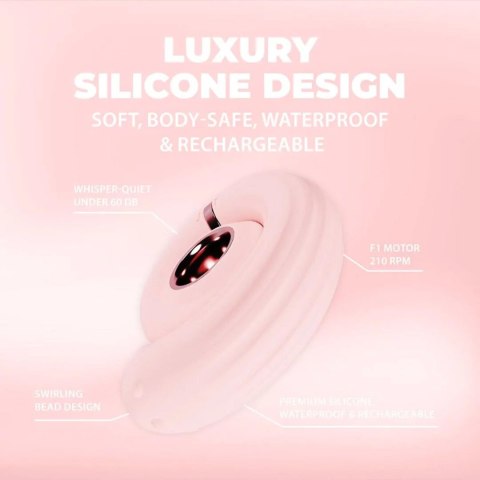 Perles - Rotating Beads Swirl - Pink