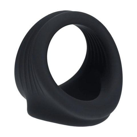 Silicone Cock and Ball Harness - Black