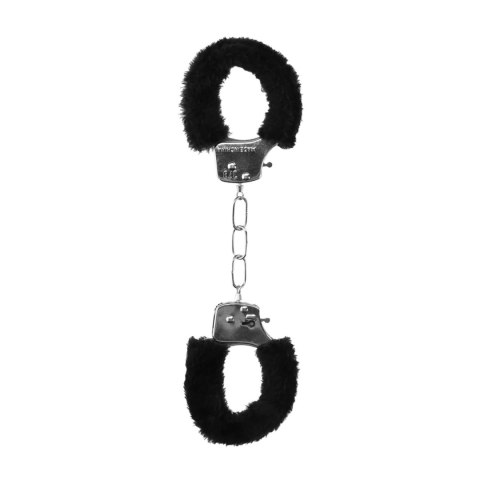 Pleasure Handcuffs Furry Black