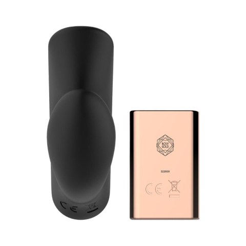 Rosy Gold - Wearable Vibrator with Luxury Charging Case - Black