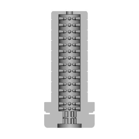 Easy Rider - Textured Masturbator - Transparent