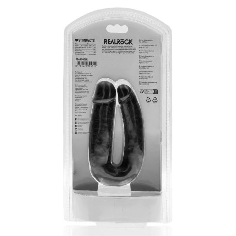 U Shaped Double Dildo 12,7 cm - Black
