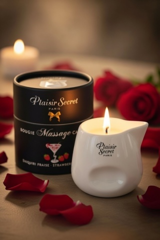 BOUGIE MASSAGE 80ML DAIKIRI FRAISE