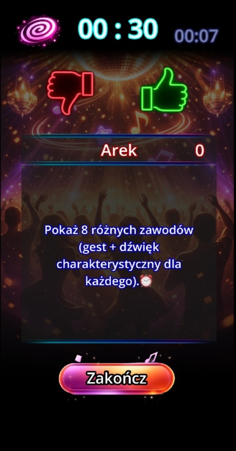 Shake Me mobilna gra towarzyska Android