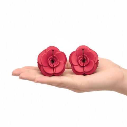 Teazers - Vibrating Nipple Clamps - Red