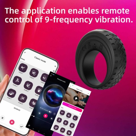 App-Controlled Vibrating Cock Ring