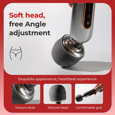 WAND MASSAGERS SHINING METALLIC LUSTER