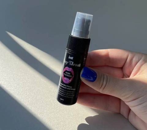 Intt Deep Throat Spray – spray do gardła miętowy 12 ml - "głęokie gardło"